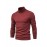 Men'S Japanese-Inspired Turtleneck Sweater - Soft Warm Loose-Fit Pullover with High Neck & Long Sleeves, Solid Color Casual Winter Sweater for Fall/Winter, Versatile Layering Essential in Grey & More Neutral Tones - Easy-Care Knit Fabric