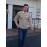 Men'S Lapel Pullover Cable Knit Long Sleeve Warm Sweater