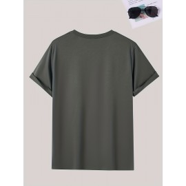 Men's Summer Fashion Graphic Tee - 