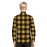 Trendy Checkered Vintage Plaid Colorblocking Men'S Casual Shirt with Chest Pocket, Grid Pattern Top for Spring and Autumn Wear, Comfortable Stylish Design