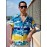 Summer Casual Shirts, Men's Summer Casual Short-sleeved Shirts, Polyester Material, Quick-drying, Abstract Pattern Printing, Suitable for Going Out, Traveling, Vacation, Beach, Polyester Material, Quick-drying, Gift for Boyfriend, Gift for Husband, Shirts for Men Casual, Beach Attire, Vacation Wear, Casual Style, Stylish Design, Quickdry Fabric, Lightweight Material, Printed Tee, Men's Short Sleeve, Adult Clothing, Husband Present