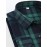 Men'S Wrinkle-Resistant Stretch Long Sleeve Dress Shirt - Business Casual & Formal Button-Up with Chest Pocket, Brown/White Checkered Pattern, Square Collar, Wrinkle-Free Easy Care Fabric for Office, Semi-Formal Events - Spring/Fall Season Shirt for